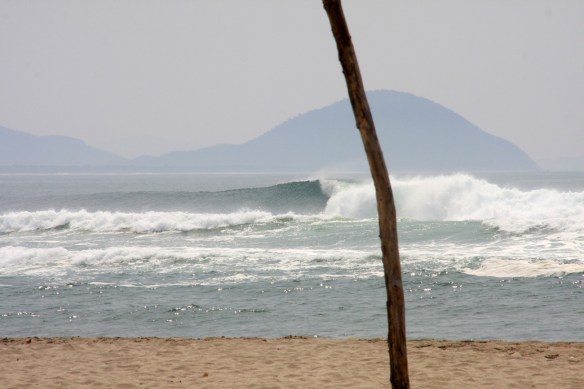 An empty right hander rolling through. Photo: Rosary Walsh