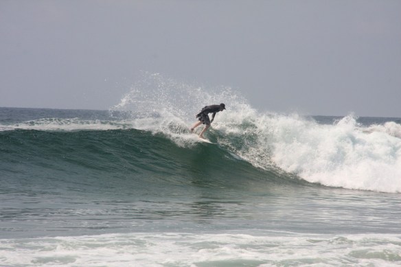 ...Fionan spray! Photo: Rosary Walsh