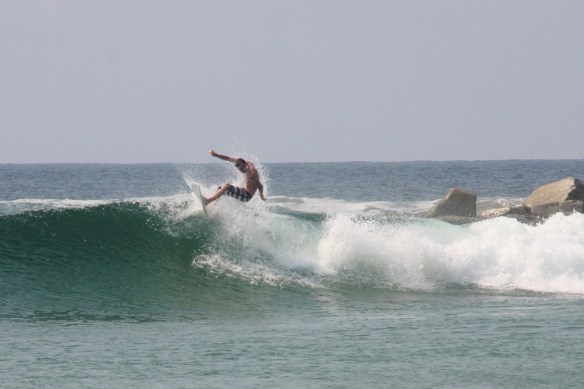 The new board goes good huh Garret! Photo: Rosary Walsh