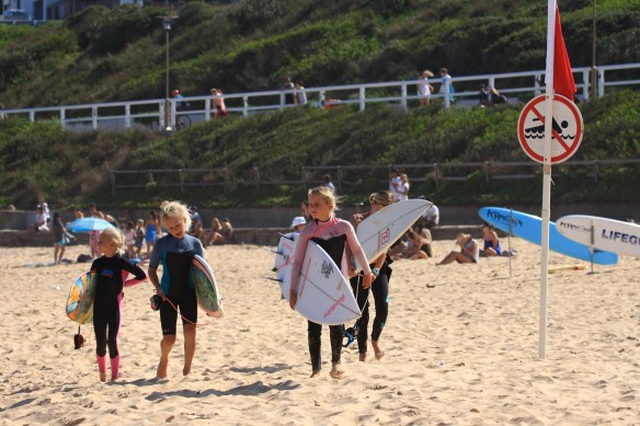 Future womens surfing champs in the making...?