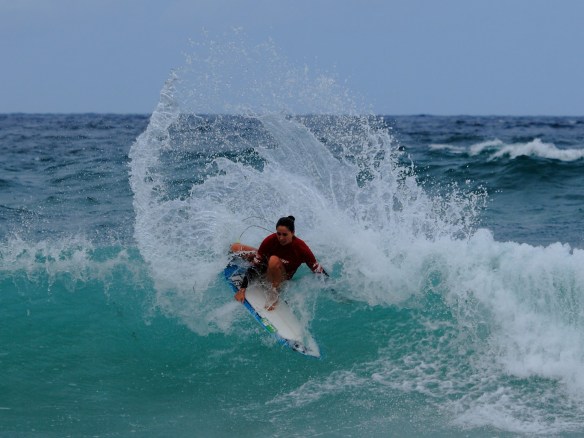 Malia Manuel throwing down a huge turn and taking the Final!