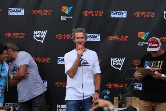Newcastles legend and Surfest patron Mark Richard aka MR
